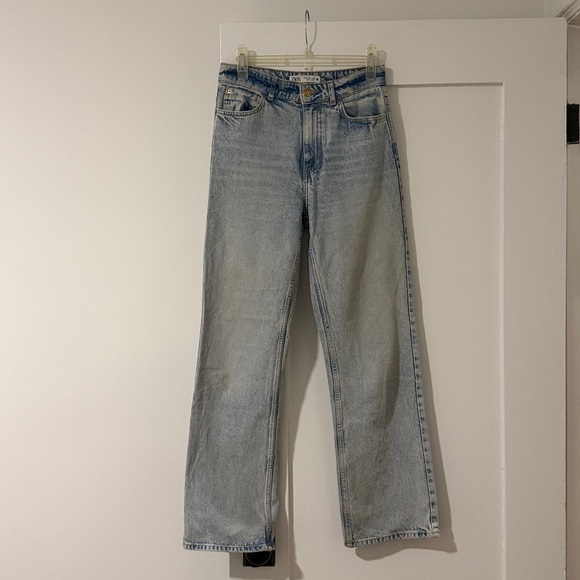 Zara Denim - Zara Oversized Classic Blue Denim Oversized Women's Jeans